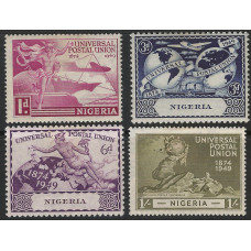 Nigeria Sg64 - 67 - 1949 (10 Dct). 75th Anniv of U. P.U. set MM