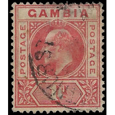 Gambia Sg 58 - 1d. - red USED