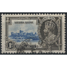 Sierra Leone Sg181 - 1d. ultramarine and grey·black 1935 Silver Jubilee used Sierra Leone Sg181 - 1d. ultramarine and grey·black 1935 Silver Jubilee used