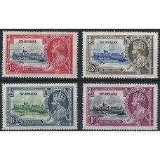 St Helena Sg124 - 127 - 1935 Silver Jubilee set MM St Helena Sg124 - 127 - 1935 Silver Jubilee set MM