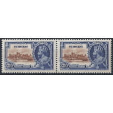 St Vincent Sg144 - 2½d. brown and deep blue 1935 Silver Jubilee MNH Pair