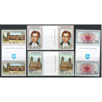 St. Kitts 1993 - Sg373 - Sg377 -150th Anniv of Anglican Diocese of North-eastern Caribbean and Aruba MNH