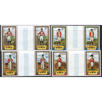 St. Kitts 1983 - Sg110 - Sg113 - Military Uniforms (2nd series) set MNH