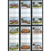 St. Kitts 1989 - Sg270 - Sg275 - Tourism (2nd series). Colonial Architecture set MNH