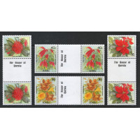 St. Kitts 1988 - Sg250 - Sg253 - Flowers set MNH