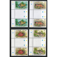 St. Kitts 1991 - Sg338 - Sg341 - Fish set MNH