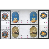 St. Kitts 1989 - Sg280 - Sg283 - 20th Anniv of First Manned Landing set MNH