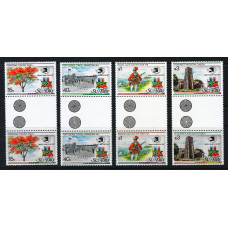 St. Kitts 1989 - Sg295 - Sg298 - "World Stamp Expo '89" International Stamp Exhibition, set MNH