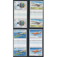 St. Kitts 1983 - Sg129 - Sg132 - Bicentenary of Manned Flight set MNH