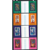St. Kitts 1984 - Sg139 - Sg142 - Batik Designs (1 st series). set MNH