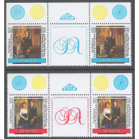 St. Kitts 1988 - Sg189 - Sg190 - Royal Wedding. set MNH