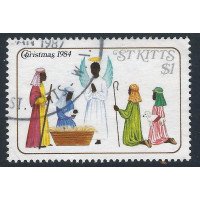 St. Kitts 1984 - Sg167 - Christmas. $1 Nativity play used