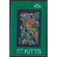 St. Kitts 1984 - Sg139 - Batik Designs (1 st series). 45c used