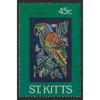 St. Kitts 1984 - Sg139 - Batik Designs (1 st series). 45c used