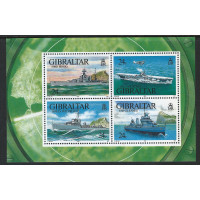 Gibraltar SG 694-1001 ships set mini sheet 1993 MNH