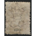 Ceylon Sg 57x - 9d. sepia Wmk reversed 1862 used