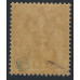 Ceylon Sg233 - 5c. on 15c. olive-green . 1890  MNH