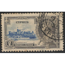 Cyprus  Sg144 - 1935  Silver Jubilee ¾pi. ultramarine and grey. used