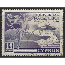 Cyprus Sg168 - ½pi. violet Universal Postal Union used Cyprus Sg168 - ½pi. violet Universal Postal Union used