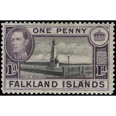 Falkland Islands Sg148 - 1938  1d. - black and violet MM