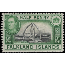 Falkland Islands Sg146 - 1938  ½d. - black and green MM