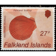 Falkland Islands Sg520 - 1986  27p. - Patagonian or Falkland scallop  MNH