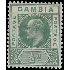 Gambia Sg 45 - ½d. - green 1902 MM