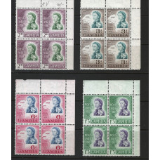 Gambia Sg185 - 189 -  1961 Royal Visit. MNH Blocks