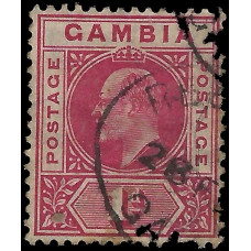 Gambia Sg 58 - 1d. - red USED