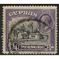 Cyprus  Sg135 - ¾pi. - black and violet 1934 used