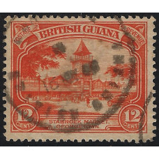 British Guiana Sg293 - 1934 - 12c. red-orange  used