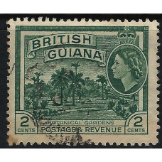 British Guiana Sg332 - 1954 - 2c. myrtle-green used