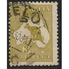 AUSTRALIA Sg37 - 3d. yellow-olive 1915 used