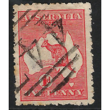 AUSTRALIA Sg  2 - 1d. - red 1913 used