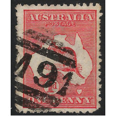 AUSTRALIA Sg  2 - 1d. - red 1913 used