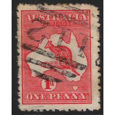 AUSTRALIA Sg  2 - 1d. - red 1913 used