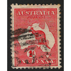 AUSTRALIA Sg  2 - 1d. - red 1913 used