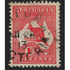 AUSTRALIA Sg  2 - 1d. - red 1913 used