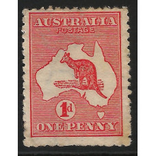 AUSTRALIA Sg  2 - 1d. - red 1913 MM NG