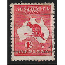 AUSTRALIA Sg  2 - 1d. - red 1913 used