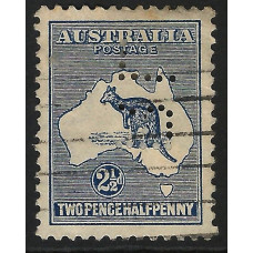 AUSTRALIA Sg36 - 2½d. - blue  Perfi 1915 used