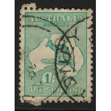 AUSTRALIA Sg40 - 1s. blue- green 1915 used