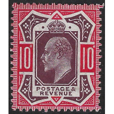 KEDVII - M44(6) - Sg311 - 10d Dull Red Purple & Carmine MNH