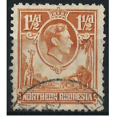 Northern Rhodesia Sg 30 - 1½d. - orange used