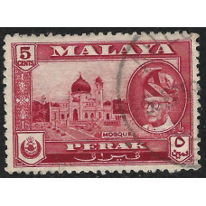 Perak Sg153 -  1957  5c. - lake used