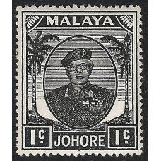 Johore Sg133 -  1949  -  1c. black. MM