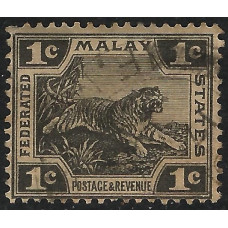 Federated Malay States Sg 53 -  1900  -  1c. - black used