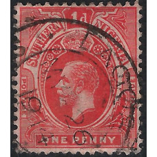 Southern Nigeria Sg 46 - 1d. - red 1912 used