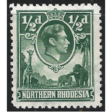 Northern Rhodesia Sg 25 - ½d. - green MM