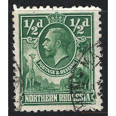 Northern Rhodesia Sg 1 - ½d. - green used
